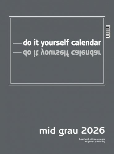 MID GRAU BLANKOKALENDER DIY BASTEL SELBSTGESTALTEN